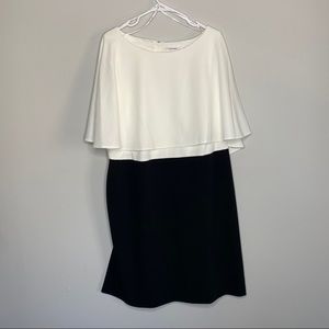 [Calvin Klein] Black & White Dress